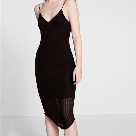 Express Ribbed Midi Dress Xs | Poshmark